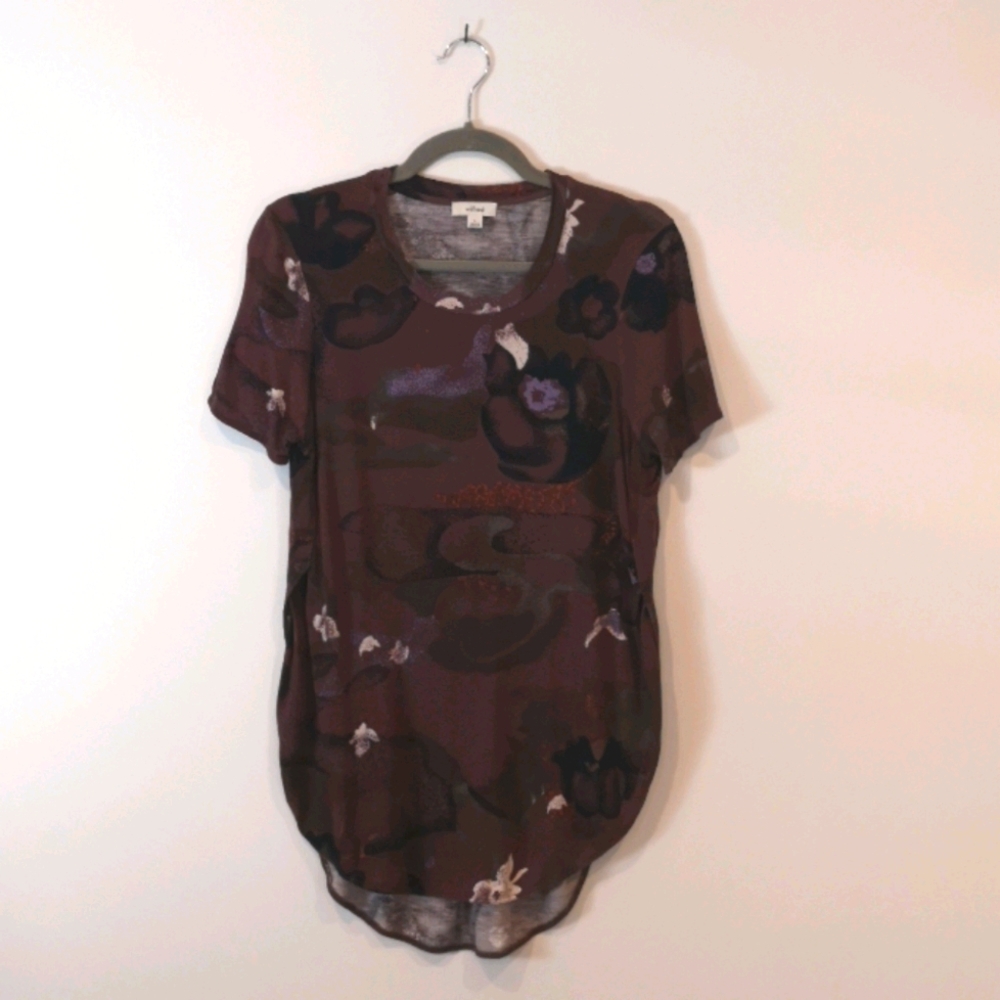 ARITZIA Wilfred Abstract Floral Printed Tee
